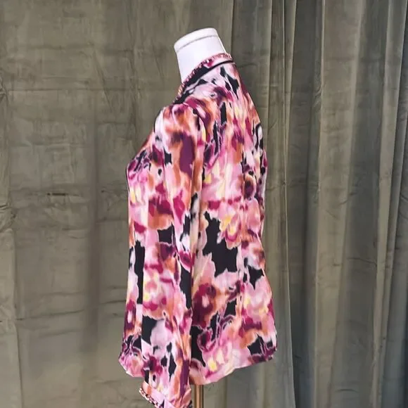 KOBI HALPERIN 100% silk  Multicolor Blouse, XS - Picture 10 of 14